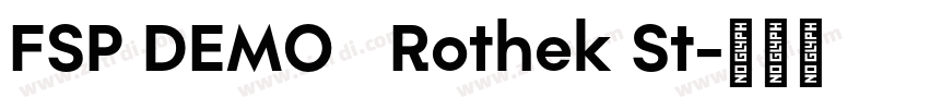 FSP DEMO   Rothek St字体转换